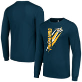 Nashville Predators Starter Color Scratch Long-Sleeve T-Shirt Outlet