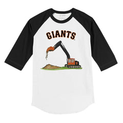 San Francisco Giants Tiny Turnip Youth Excavator 3/4-Sleeve Raglan T-Shirt | MLB On Sale