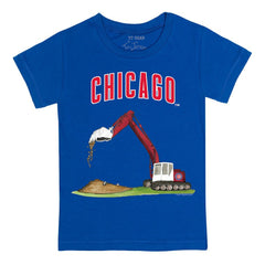 Chicago Cubs Tiny Turnip Youth Excavator T-Shirt | MLB Sale