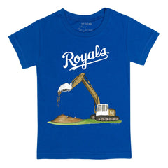 Kansas City Royals Tiny Turnip Youth Excavator T-Shirt | MLB On Sale