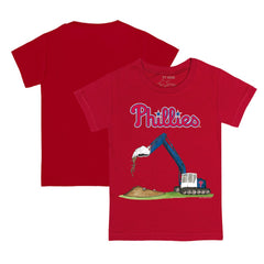 Philadelphia Phillies Tiny Turnip Youth Excavator T-Shirt | MLB On Sale