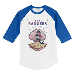 Texas Rangers Tiny Turnip Youth Mermaid 3/4-Sleeve Raglan T-Shirt | MLB Outlet
