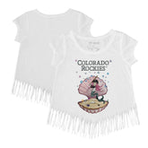 Colorado Rockies Tiny Turnip Girls Youth Mermaid Fringe T-Shirt | MLB Discount