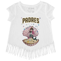 San Diego Padres Tiny Turnip Girls Youth Mermaid Fringe T-Shirt | MLB Online