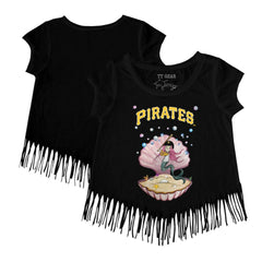 Pittsburgh Pirates Tiny Turnip Girls Youth Mermaid Fringe T-Shirt | MLB Outlet