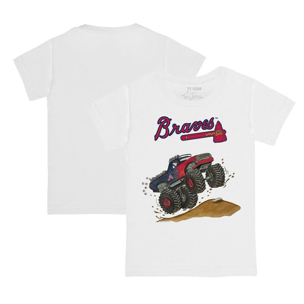 Atlanta Braves Tiny Turnip Youth Monster Truck T-Shirt | MLB On Sale