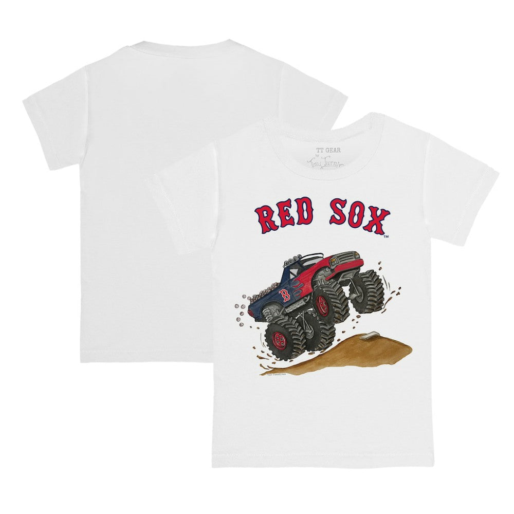 Boston Red Sox Tiny Turnip Youth Monster Truck T-Shirt | MLB Outlet