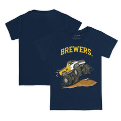 Milwaukee Brewers Tiny Turnip Youth Monster Truck T-Shirt | MLB Outlet