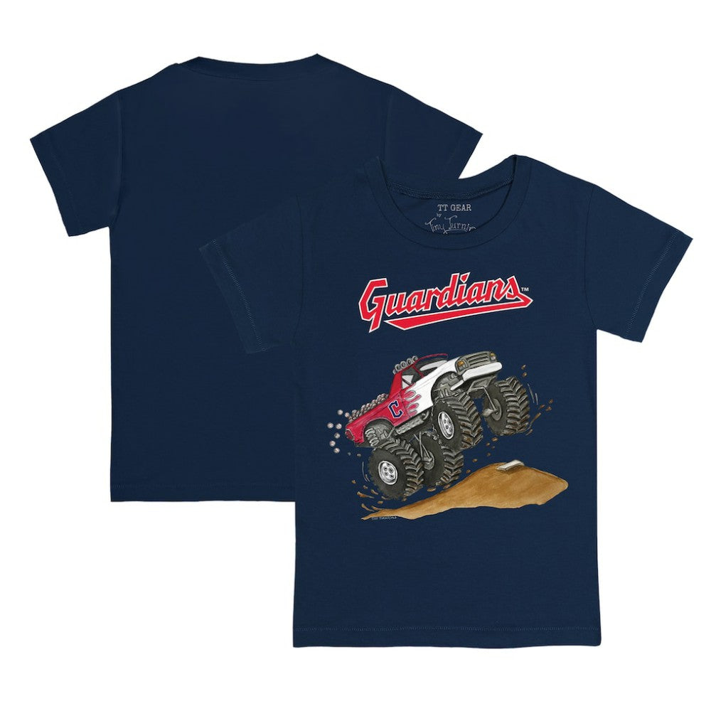Cleveland Guardians Tiny Turnip Youth Monster Truck T-Shirt | MLB US