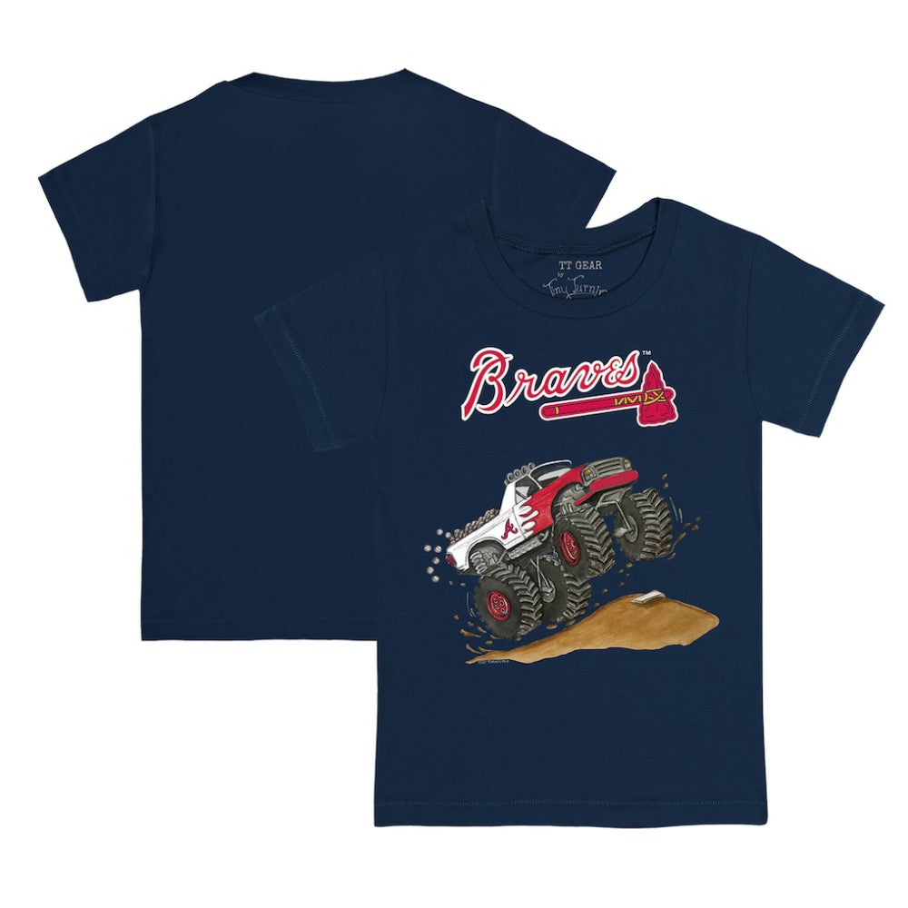 Atlanta Braves Tiny Turnip Youth Monster Truck T-Shirt | MLB Outlet