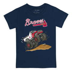 Atlanta Braves Tiny Turnip Youth Monster Truck T-Shirt | MLB Outlet