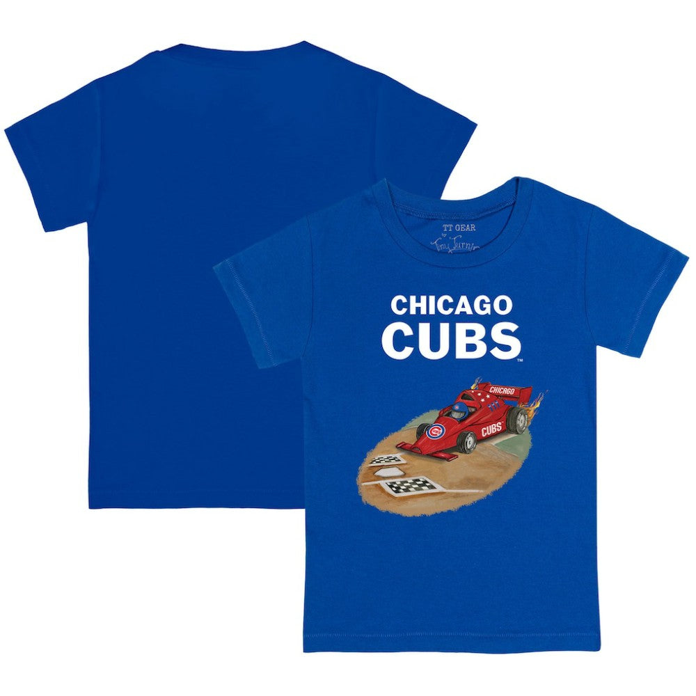 Chicago Cubs Tiny Turnip Youth Race Car T-Shirt | MLB For sale