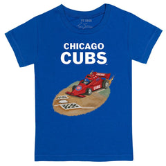 Chicago Cubs Tiny Turnip Youth Race Car T-Shirt | MLB For sale