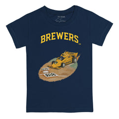 Milwaukee Brewers Tiny Turnip Youth Race Car T-Shirt | MLB US