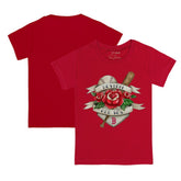 Boston Red Sox Tiny Turnip Youth Tattoo Rose T-Shirt | MLB On Sale