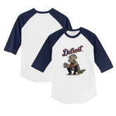 Detroit Tigers Tiny Turnip Youth Triceratops 3/4-Sleeve Raglan T-Shirt | MLB Online