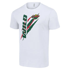 Minnesota Wild Starter Color Scratch T-Shirt For Sale