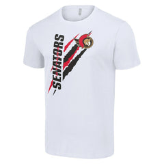 Ottawa Senators Starter Color Scratch T-Shirt Online