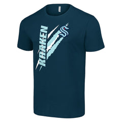 Seattle Kraken Starter Color Scratch T-Shirt Sale