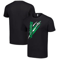 Dallas Stars Starter Color Scratch T-Shirt On Sale