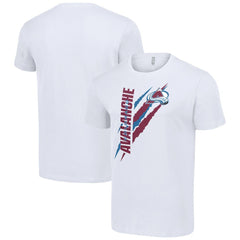Colorado Avalanche Starter Color Scratch T-Shirt For Sale