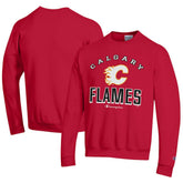 Calgary Flames Champion Eco Powerblend Crewneck Sweatshirt For Sale