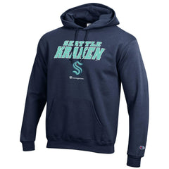 Seattle Kraken Champion Eco Powerblend Pullover Hoodie On Sale