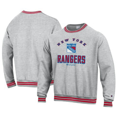 New York Rangers Champion Reverse Weave Yarn Dye Pullover Sweatshirt For Sale