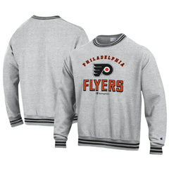 Philadelphia Flyers Champion Reverse Weave Yarn Dye Pullover Sweatshirt Discount