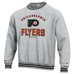 Philadelphia Flyers Champion Reverse Weave Yarn Dye Pullover Sweatshirt Discount