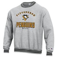 Pittsburgh Penguins Champion Reverse Weave Yarn Dye Pullover Sweatshirt For Sale