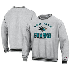 San Jose Sharks Champion Reverse Weave Yarn Dye Pullover Sweatshirt Sale