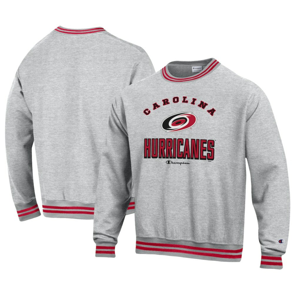 Carolina Hurricanes Champion Reverse Weave Yarn Dye Pullover Sweatshirt Sale