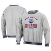 Edmonton Oilers Champion Reverse Weave Yarn Dye Pullover Sweatshirt Sale