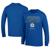 Winnipeg Jets Champion Long-Sleeve Jersey T-Shirt For Sale