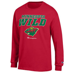 Minnesota Wild Champion Long-Sleeve Jersey T-Shirt Outlet