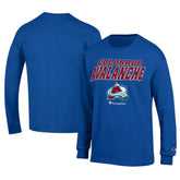 Colorado Avalanche Champion Long-Sleeve Jersey T-Shirt On Sale