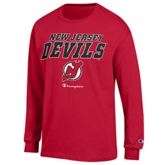 New Jersey Devils Champion Long-Sleeve Jersey T-Shirt Sale