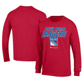 New York Rangers Champion Long-Sleeve Jersey T-Shirt For Sale