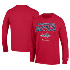 Washington Capitals Champion Long-Sleeve Jersey T-Shirt On Sale