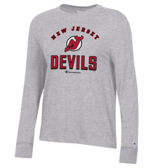 New Jersey Devils Champion Women's Core Long Sleeve T-Shirt Outlet