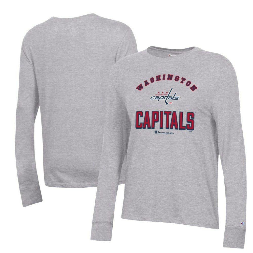 Washington Capitals Champion Women's Core Long Sleeve T-Shirt For Sale