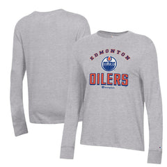 Edmonton Oilers Champion Women's Core Long Sleeve T-Shirt On Sale
