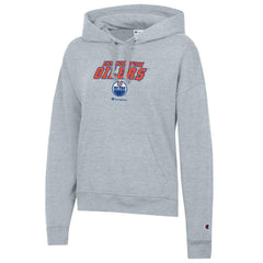 Edmonton Oilers Champion Women's Powerblend Fleece Pullover Hoodie Outlet