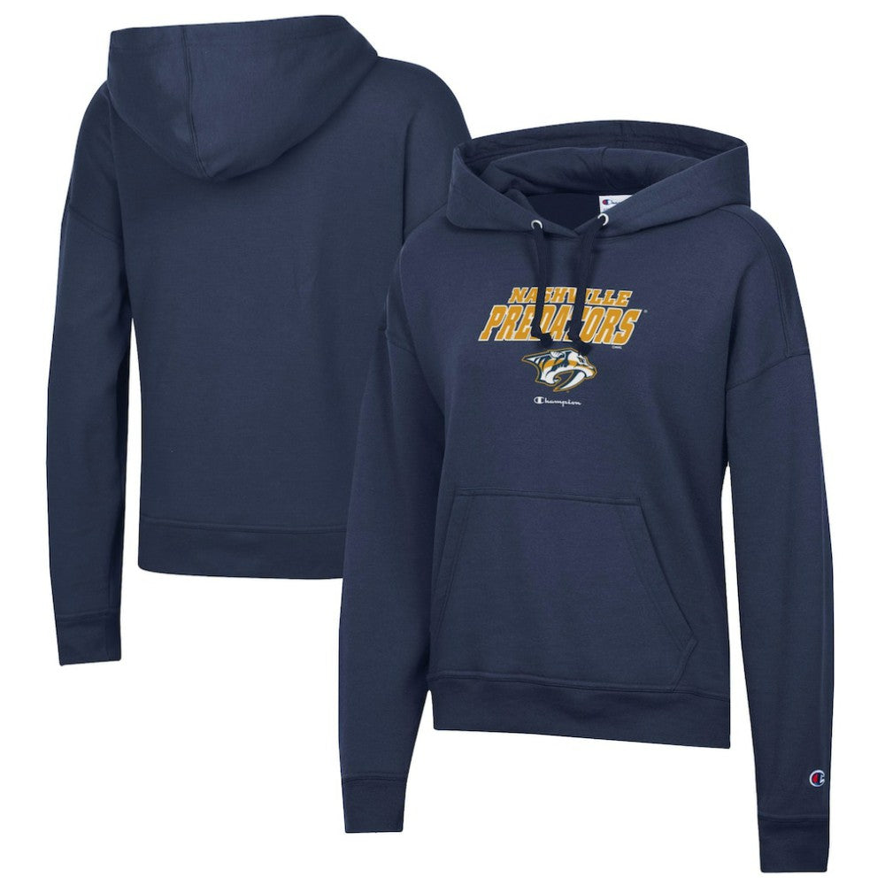 Nashville Predators Champion Women's Powerblend Fleece Pullover Hoodie On Sale