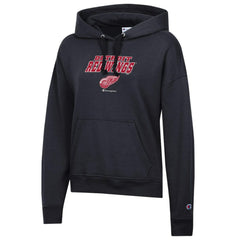 Detroit Red Wings Champion Women's Powerblend Fleece Pullover Hoodie On Sale