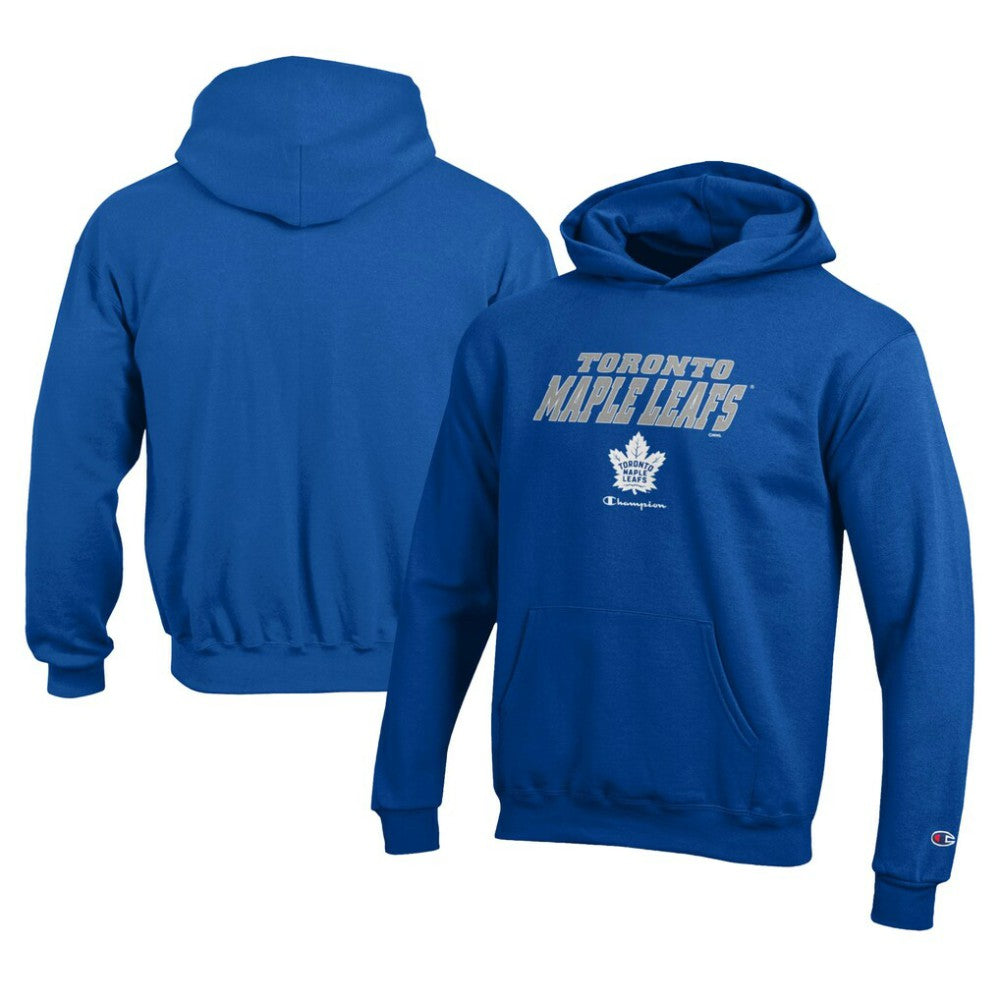 Toronto Maple Leafs Champion Youth Eco Powerblend Pullover Hoodie On Sale