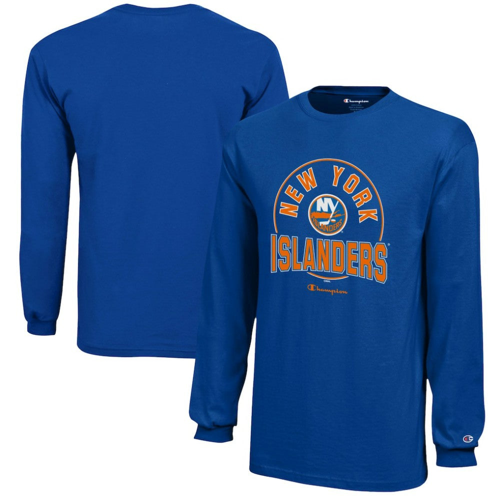 New York Islanders Champion Youth Long-Sleeve Jersey T-Shirt On Sale