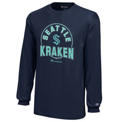 Seattle Kraken Champion Youth Long-Sleeve Jersey T-Shirt Sale