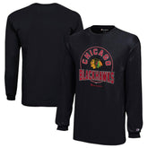 Chicago Blackhawks Champion Youth Long-Sleeve Jersey T-Shirt Discount
